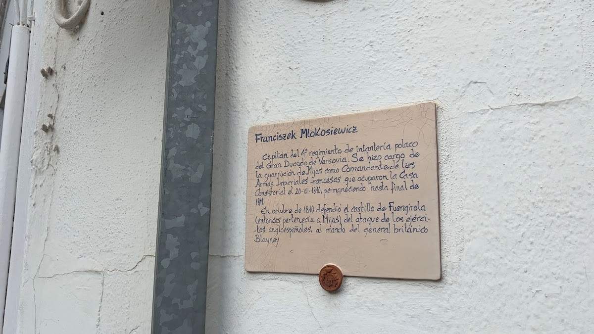 Tablica pamiątkowa - Franiciszek Młokosiewicz
