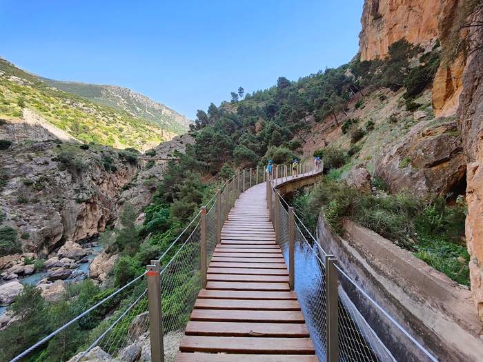 Puente colgante del Caminito del Rey