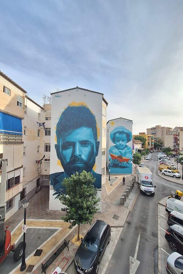 Mural del artista Mon Devane "Pablo López"