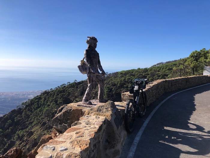 Mirador.Estatua Carlos Martinez Haro,Altitud1268m